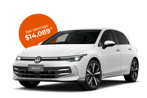 Volkswagen Golf 110TSI Style 8.5 Auto MY25 novated lease through Maxxia. Contact us today.