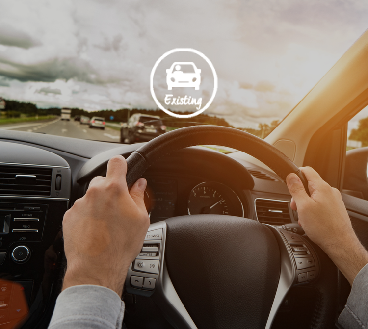 A view behind the steering wheel. Find out how novated leasing a used car could offer a tax-effective way to purchase a car.