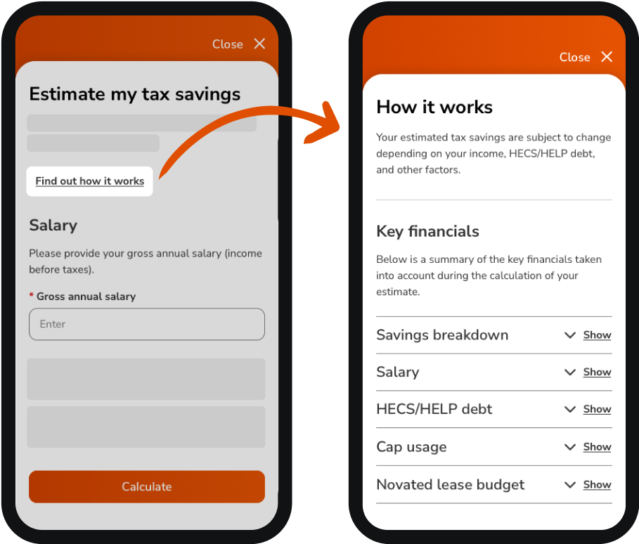 Step 3 - estimate your tax savings