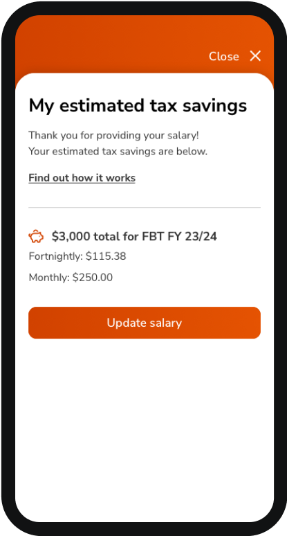 Step 4 - estimate your tax savings