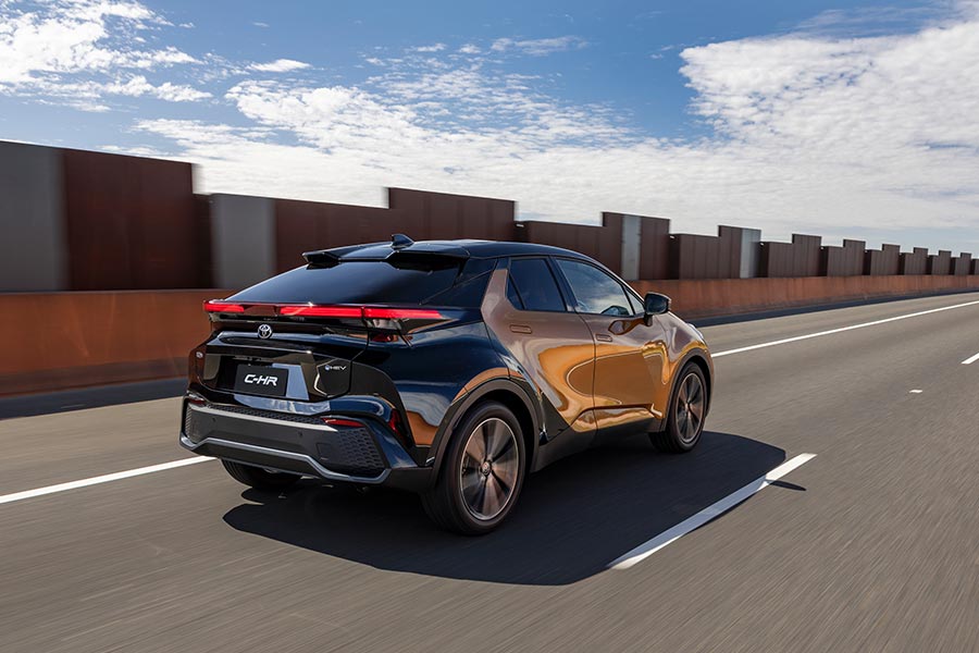 Toyota C-HR 2024 on road